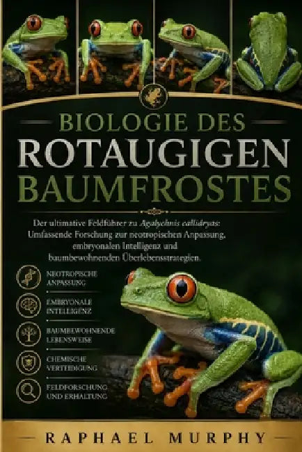 Biologie Des Rotaugigen Baumfrostes: Der ultimative Feldführer zu Agalychnis callidryas: Umfassende Forschung zur neotropischen Anpassung, embryonalen by Raphael Murphy