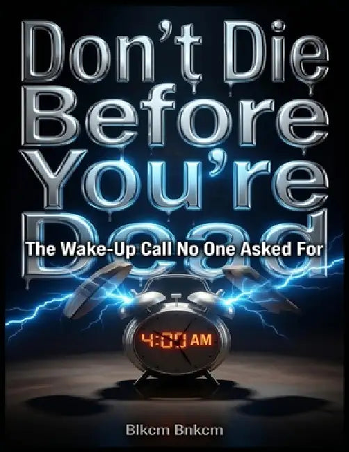 Don't Die Before You're Dead: The Wake-Up Call No One Asked For by Blkcm Bnkcm