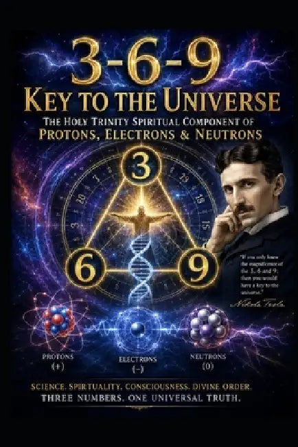 3-6-9 Key To The Universe: The Holy Trinity Spiritual Component of Protons, Electrons & Neutrons by Scott Perdue