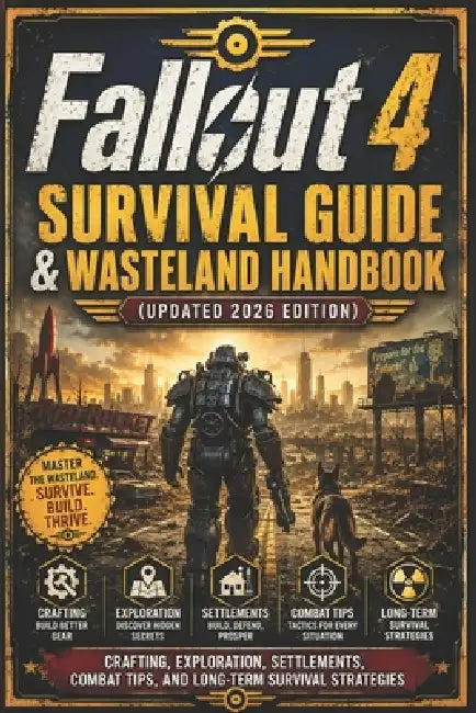 Fallout 4 Survival Guide & Wasteland Handbook (Updated 2026 Edition): Crafting, Exploration, Settlements, Combat Tips, and Long-Term Survival Strategi by Bob K Ferri