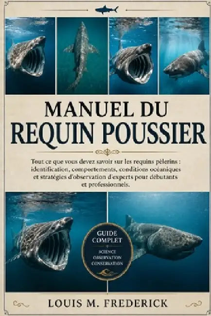 Manuel Du Requin Poussier: Tout ce que vous devez savoir sur les requins pèlerins: identification, comportements, conditions océaniques et stratégies by Louis M. Frederick