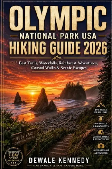 Olympic National Park USA Hiking Guide 2026: Best Trails, Waterfalls, Rainforest Adventures, Coastal Walks & Scenic Escapes by Dewale Kennedy