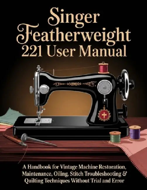 Singer Featherweight 221 User Manual: A Handbook for Vintage Machine Restoration, Maintenance, Oiling, Stitch Troubleshooting & Quilting Techniques Wi by Ben Threadwell