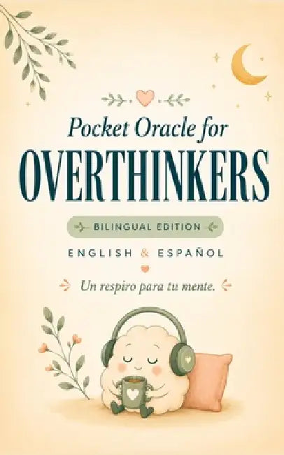 Pocket Oracle for Overthinkers: Bilingual Messages to Calm Anxiety, Quiet Racing Thoughts & Bring Emotional Relief by Adam Vanaa, Sunshine Rays of Hope