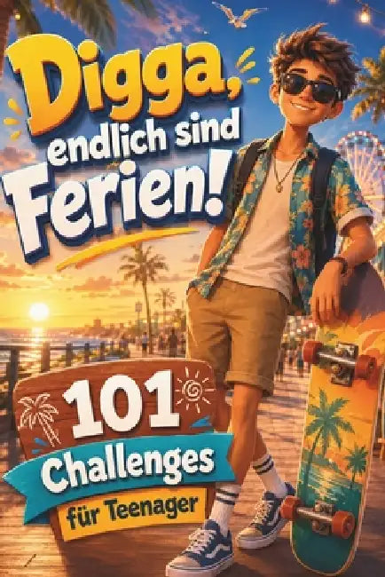Digga, endlich sind Ferien! - 101 Ferien-Challenges für Teenager by Stefan Freiheit
