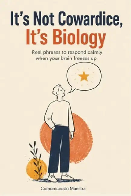 It's Not Cowardice, it's biology.: Real phrases to respond calmly when your brain freezes up by Comunicación Maestra