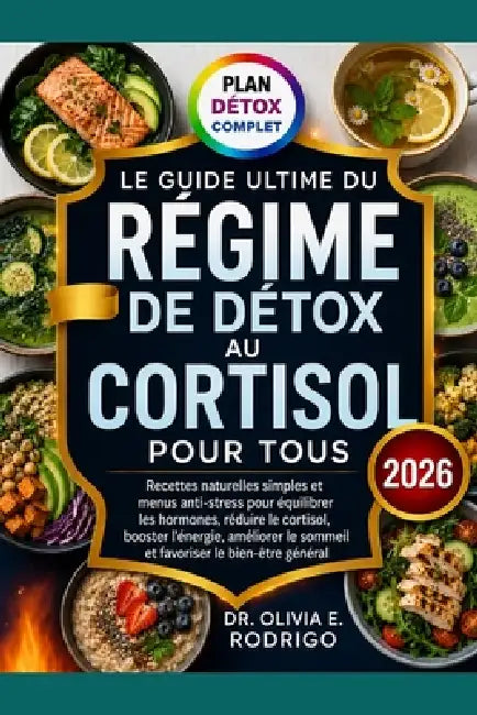 Le Guide Ultime Du Régime de Détox Au Cortisol Pour Tous: Recettes naturelles simples et menus anti-stress pour équilibrer les hormones, réduire le co by Olivia E. Rodrigo
