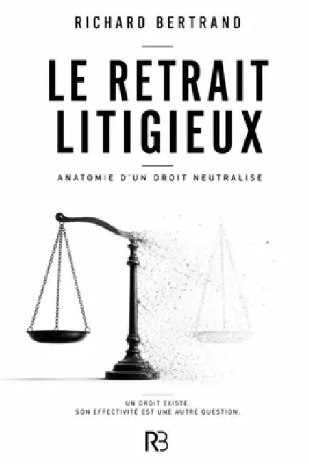 Le Retrait Litigieux: Anatomie d'un droit neutralisé by Richard Bertrand