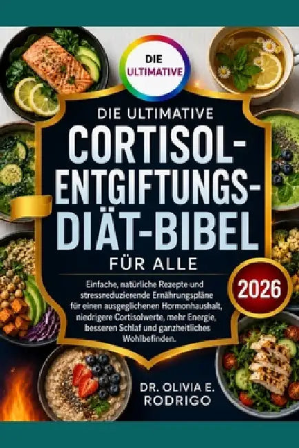 Die Ultimative Cortisol-Entgiftungs-Diät-Bibel Für Alle: Einfache, natürliche Rezepte und stressreduzierende Ernährungspläne für einen ausgeglichenen by Olivia E. Rodrigo