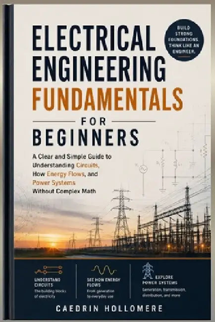 Electrical Engineering Fundamentals for Beginners: A Clear and Simple Guide to Understanding Circuits, How Energy Flows, and Power Systems Without Com by Caedrin Hollomere