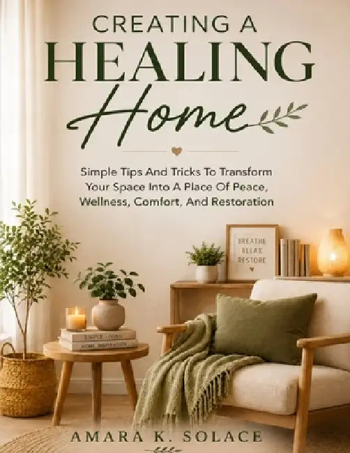 Creating A Healing Home: Simple Tips And Tricks To Transform Your Space Into A Place Of Peace, Wellness, Comfort, And Restoration by Amara K. Solace