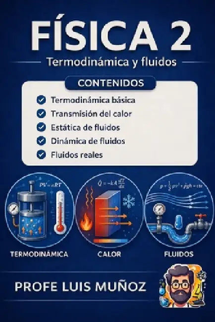 Física 2: Fundamentos de termodinámica y mecánica de fluidos by Luis Alberto Muñoz Mato