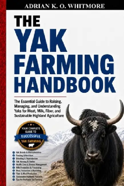 The Yak Farming Handbook: The Essential Guide to Raising, Managing, and Understanding Yaks for Meat, Milk, Fiber, and Sustainable Highland Agriculture by Adrian K. O. Whitmore