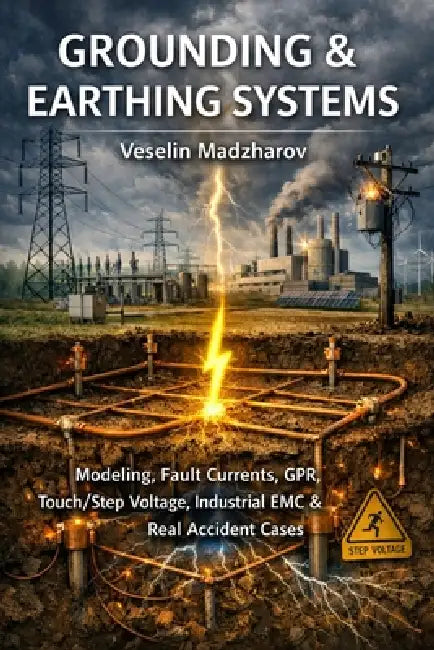 Grounding & Earthing Systems: Modeling, Fault Currents, GPR, Touch/Step Voltage, Industrial EMC & Real Accident Cases by Veselin Madzharov