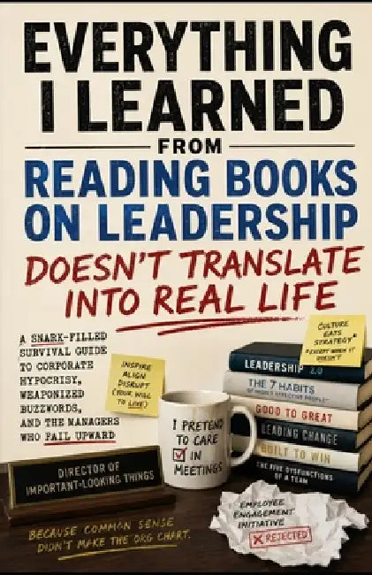 Everything I Learned From Reading Books on Leadership Doesn't Translate Into Real Life: A Snark-Filled Survival Guide to Corporate Hypocrisy, Weaponiz by Tony Hicks