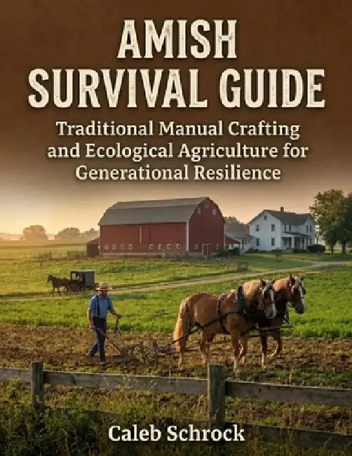 Amish Survival Guide: Traditional Manual Crafting and Ecological Agriculture for Generational Resilience by Caleb Schrock