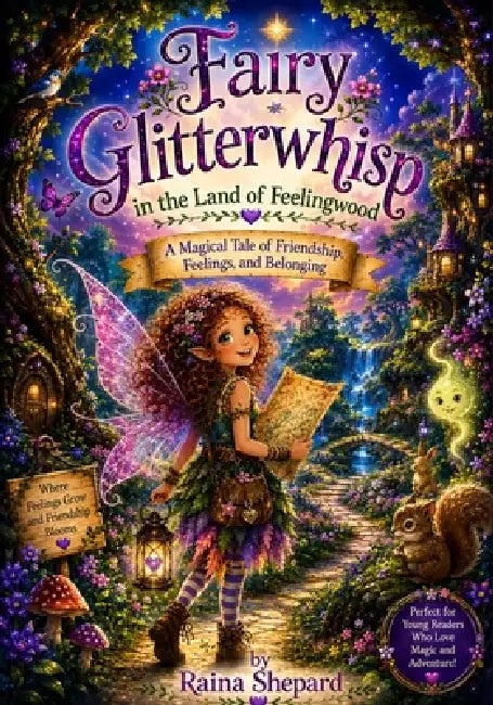 Fairy Glitterwhisp in the Land of Feelingwood: A Magical Tale of Friendship, Feelings, and Belonging by Raina Shepard