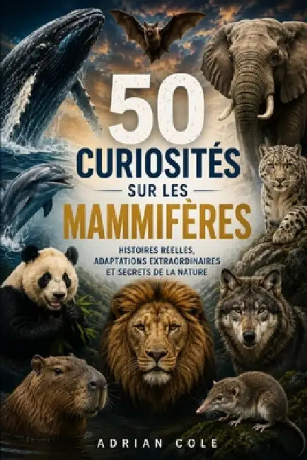 50 Curiosités Sur Les Mammifères: Histoires Réelles, Adaptations Extraordinaires Et Secrets de la Nature by A. Sunot, Adrian Cole
