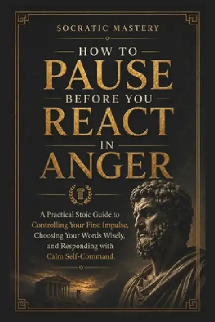 How to Pause Before You React in Anger: A Practical Stoic Guide to Controlling Your First Impulse, Choosing Your Words Wisely, and Responding with Cal by Socratic Mastery