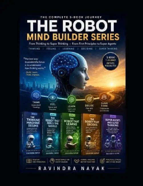 The Robot Mind Builder Series: Five First-Principles Books on Human Thinking, Robot Logic, Learning, Agents, and Super Agents by Ravindra Kumar Nayak