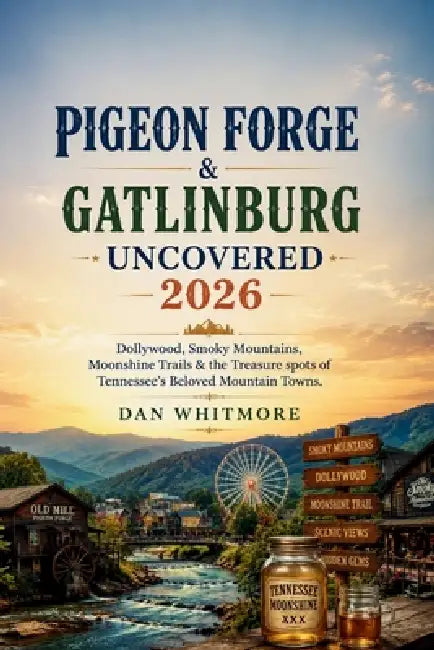 Pigeon Forge & Gatlinburg Uncovered 2026: Dollywood, Smoky Mountains, Moonshine Trails & the Treasure spots of Tennessee's Beloved Mountain Towns by Dan Whitmore