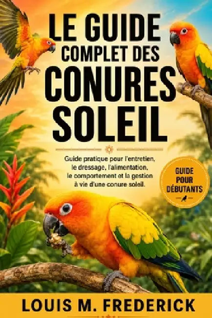 Le Guide Complet Des Conures Soleil: Guide pratique pour l'entretien, le dressage, l'alimentation, le comportement et la gestion à vie d'une conure so by Louis M. Frederick