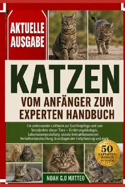 Katzen - Vom Anfänger Zum Experten Handbuch: Ein umfassender Leitfaden zur Giraffenpflege und zum Verständnis dieser Tiere - Ernährungsökologie, Leben by Noah G. O. Matteo