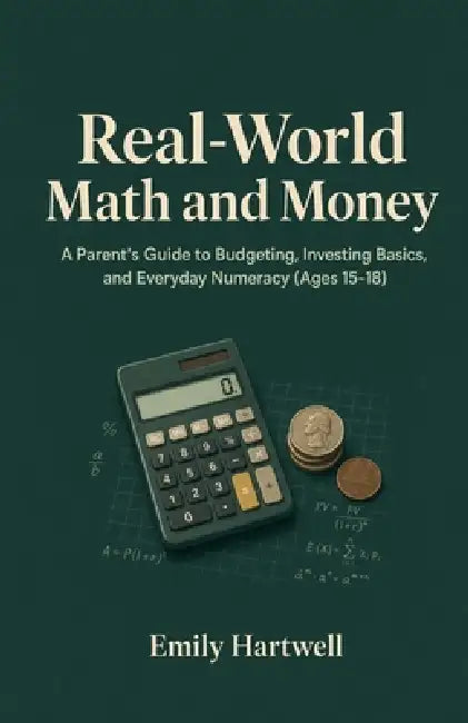 Real-World Math and Money: A Parent's Guide to Budgeting, Investing Basics, and Everyday Numeracy (Ages 15-18) by Emily Hartwell