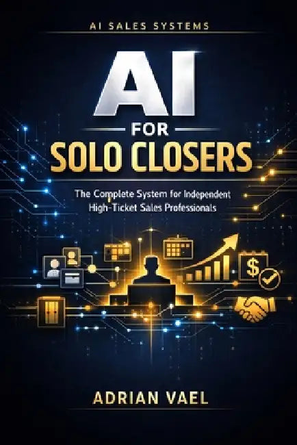 AI for Solo Closers: The Complete System for Independent High-Ticket Sales Professionals by Adrian Vael