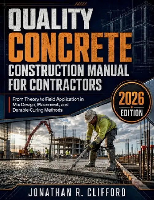 Quality Concrete Construction Manual for Contractors: From Theory to Field Application in Mix Design, Placement, and Durable Curing Methods by Jonathan R. Clifford
