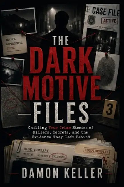 The Dark Motive Files: Chilling True Crime Stories of Killers, Secrets, and the Evidence They Left Behind by Damon Keller