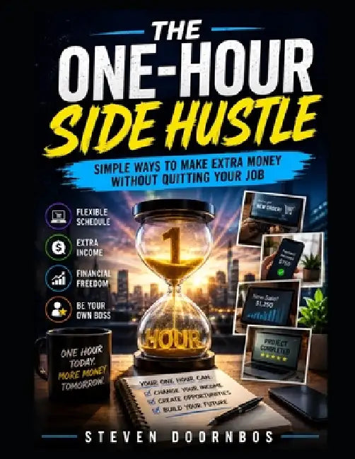 The One-Hour Side Hustle; Simple ways to make extra money without quitting your job.: Flexible schedule, Extra Income, Financial Freedom, Be your own by Steven Doornbos