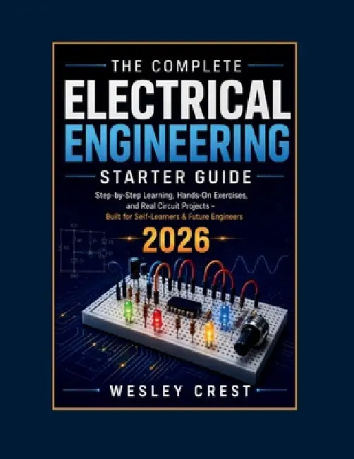 The Complete Electrical Engineering Starter Guide: Step-By-Step Learning, Hands-On Exercises, And Real Circuit Projects - Built For Self-Learners & Fu by Wesley Crest