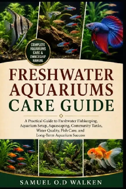Freshwater Aquariums Care Guide: A Practical Guide to Freshwater Fishkeeping, Aquarium Setup, Aquascaping, Community Tanks, Water Quality, Fish Care, by Samuel O. D. Walken