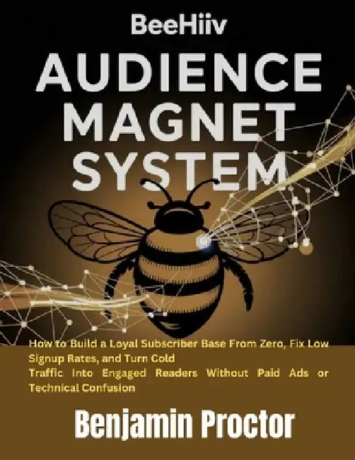 Beehiiv Audience Magnet System: How to Build a Loyal Subscriber Base From Zero, Fix Low Signup Rates, and Turn Cold Traffic Into Engaged Readers Witho by Benjamin Proctor