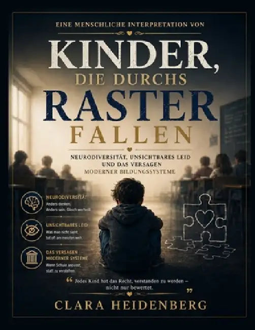 Eine menschliche Interpretation von Kinder, die durchs Raster fallen: Neurodiversität, unsichtbares Leid und das Versagen moderner Bildungssysteme by Clara Heidenberg