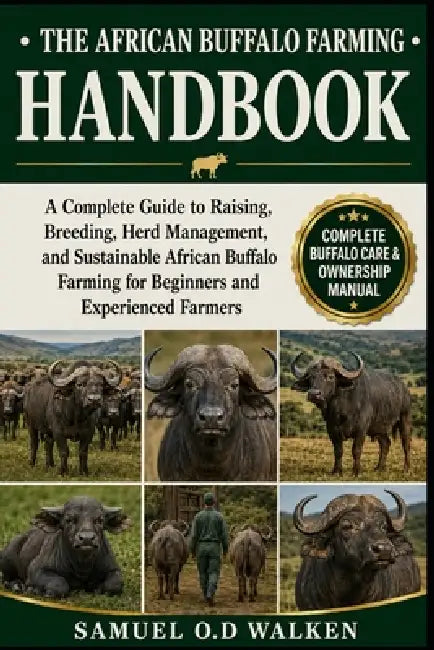 The African Buffalo Farming Handbook: A Complete Guide to Raising, Breeding, Herd Management, and Sustainable African Buffalo Farming for Beginners an by Samuel O. D. Walken