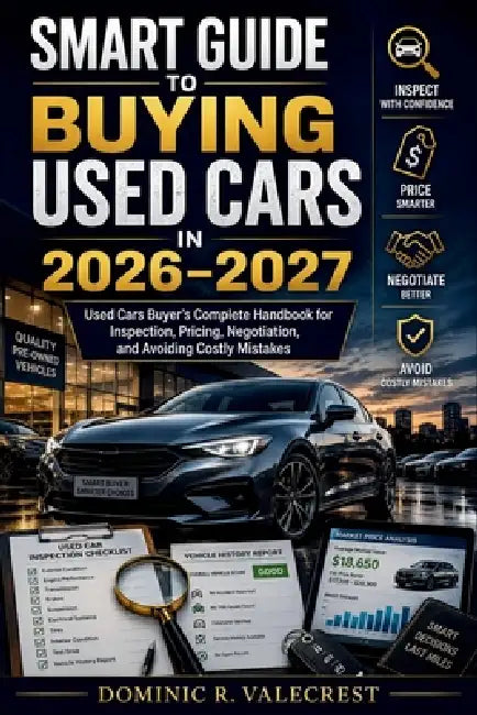 Smart Guide to Buying Used Cars in 2026-2027: Used Cars Buyer's Complete Handbook for Inspection, Pricing, Negotiation, and Avoiding Costly Mistakes by Dominic R. Valecrest