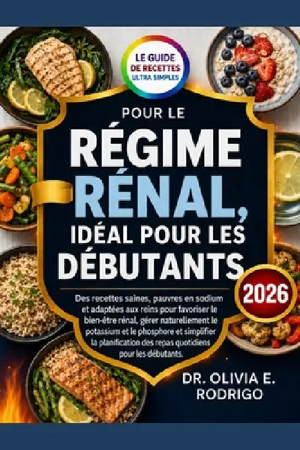 Le Guide de Recettes Ultra Simples Pour Le Régime Rénal, Idéal Pour Les Débutants: Des recettes saines, pauvres en sodium et adaptées aux reins pour f by Olivia E. Rodrigo