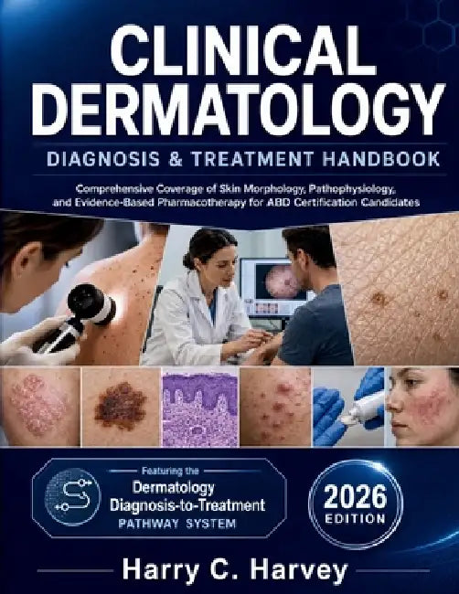 Clinical Dermatology Diagnosis & Treatment Handbook: Comprehensive Coverage of Skin Morphology, Pathophysiology, and Evidence-Based Pharmacotherapy fo by Harry C. Harvey