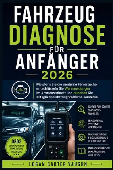 Fahrzeugdiagnose für Anfänger 2026: Meistern Sie die moderne Fehlersuche, entschlüsseln Sie Warnmeldungen im Armaturenbrett und beheben Sie alltäglich by Logan Carter Vaughn