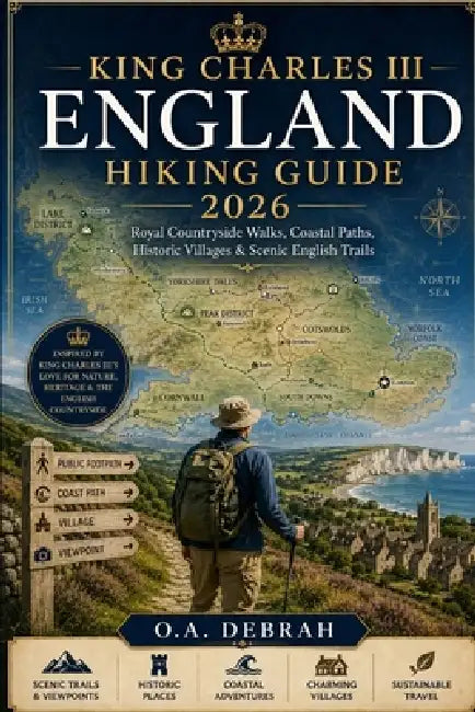 King Charles III England Hiking Guide 2026: Royal Countryside Walks, Coastal Paths, Historic Villages & Scenic English Trails by O. a. Debrah