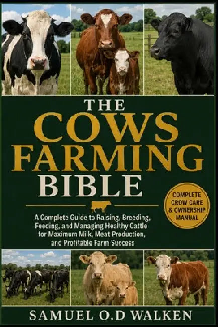 The Cows Farming Bible: A Complete Guide to Raising, Breeding, Feeding, and Managing Healthy Cattle for Maximum Milk, Meat Production, and Profitable by Samuel O. D. Walken