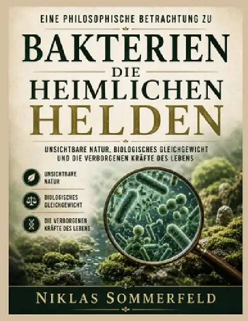 Eine philosophische Betrachtung zu Bakterien die heimlichen Helden: Unsichtbare Natur, biologisches Gleichgewicht und die verborgenen Kräfte des Leben by Niklas Sommerfeld