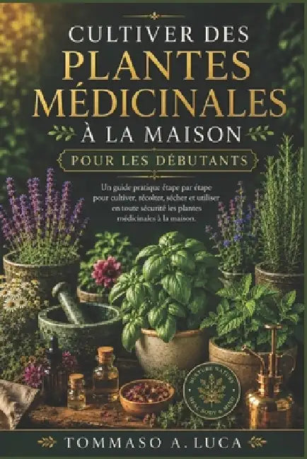 Cultiver Des Plantes Médicinales À La Maison Pour Les Débutants: Un guide pratique étape par étape pour cultiver, récolter, sécher et utiliser en tout by Tommaso A. Luca