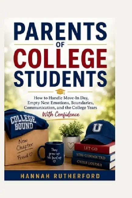 Parents of College Students: How to Handle Move-In Day, Empty Nest Emotions, Boundaries, Communication, and the College Years With Confidence by Hannah Rutherford