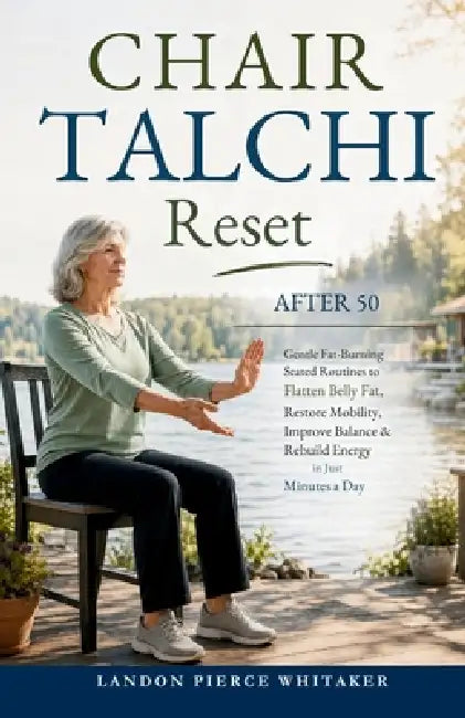 Chair Tai Chi Reset After 50: Gentle Fat-Burning Seated Routines to Flatten Belly Fat, Restore Mobility, Improve Balance & Rebuild Energy in Just Minu by Landon Pierce Whitaker