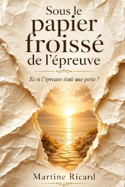 Sous le papier froissé by Martine Ricard