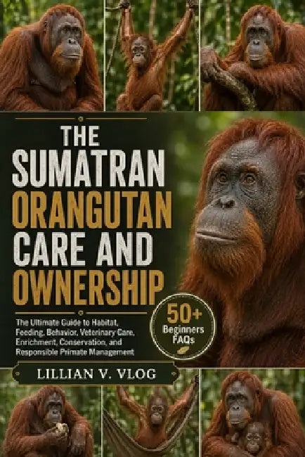 The Sumatran Orangutan Care and Ownership: The Ultimate Guide To Habitat, Feeding, Behavior, Veterinary Care, Enrichment, Conservation, And Responsibl by Lillian V. Vlog