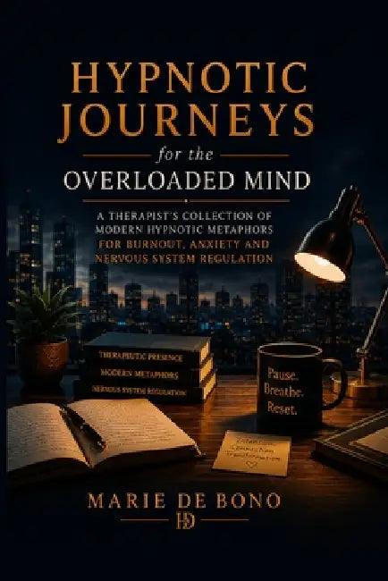 Hypnotic Journeys for the Overloaded Mind: A Therapist's Collection of Modern Hypnotic Metaphors for Burnout, Anxiety and Nervous System Regulation by Marie de Bono